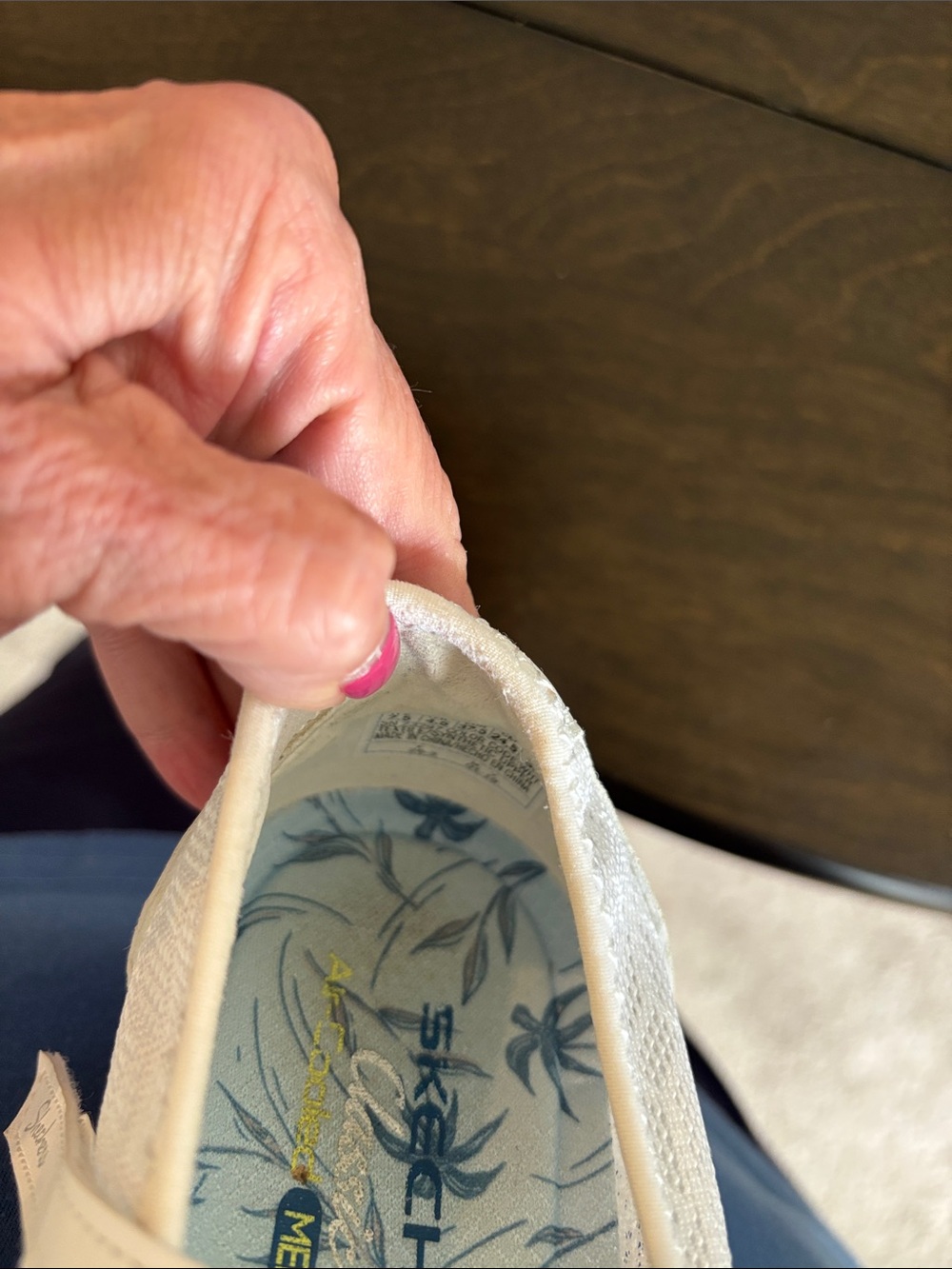 Skechers White Be-Lux Airy Winds Mary Jane’s Size 7 1/2 - Picture 8 of 10